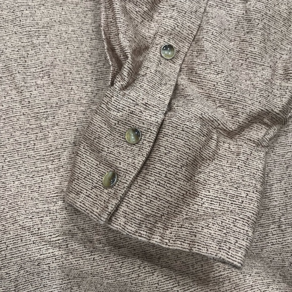 [2XL]Roper Dusty Brown Western Cowboy Graphics Pearl Snap Button Shirt - Picture 2 of 9